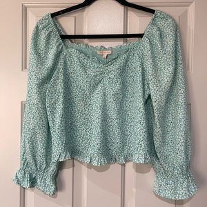 Skies are Blue Cropped Top